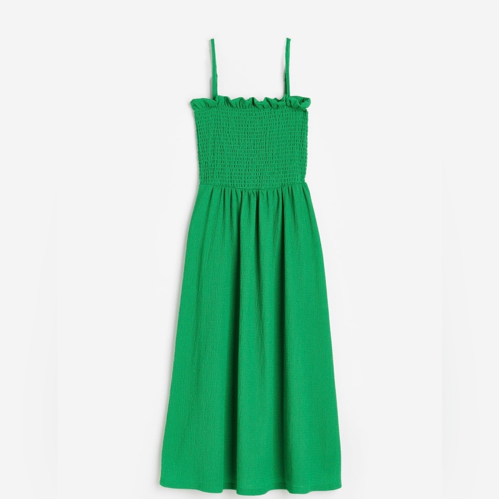 H&M Vibrant Green Textured Top